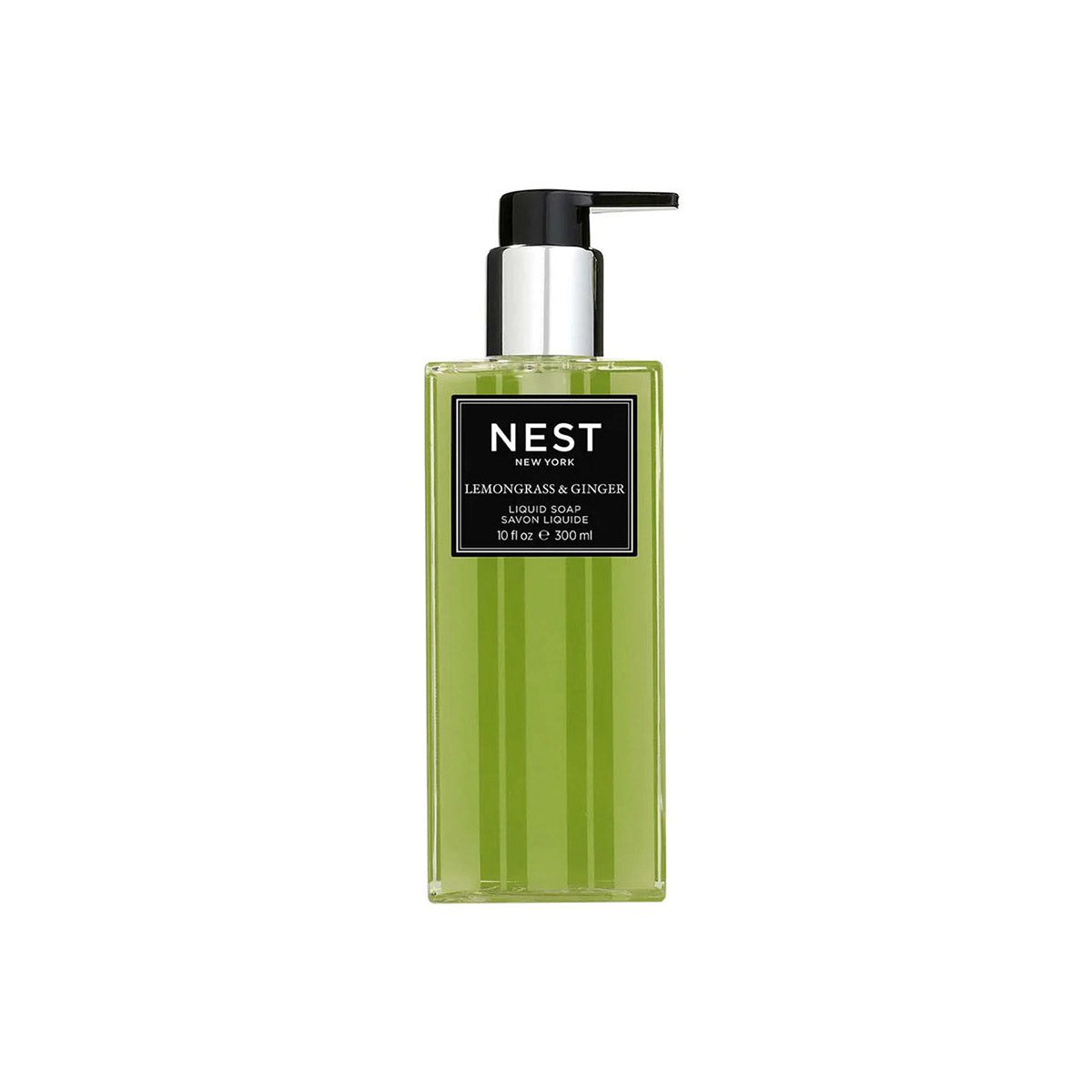 An image of Nest Fragrances Lemongrass & Ginger Liquid Soap 10 fl oz