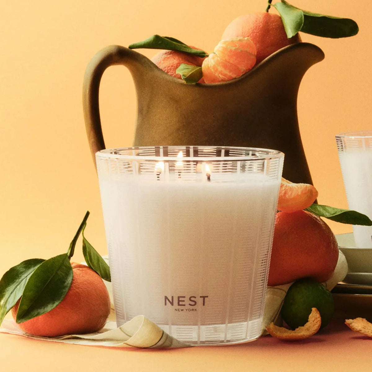 An image of Nest Fragrances Sicilian Tangerine 3-Wick Candle 21.2 fl oz