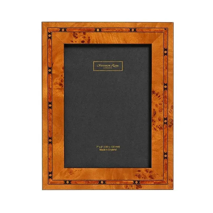 Addison Ross Star Marquetry Frame in Brown
