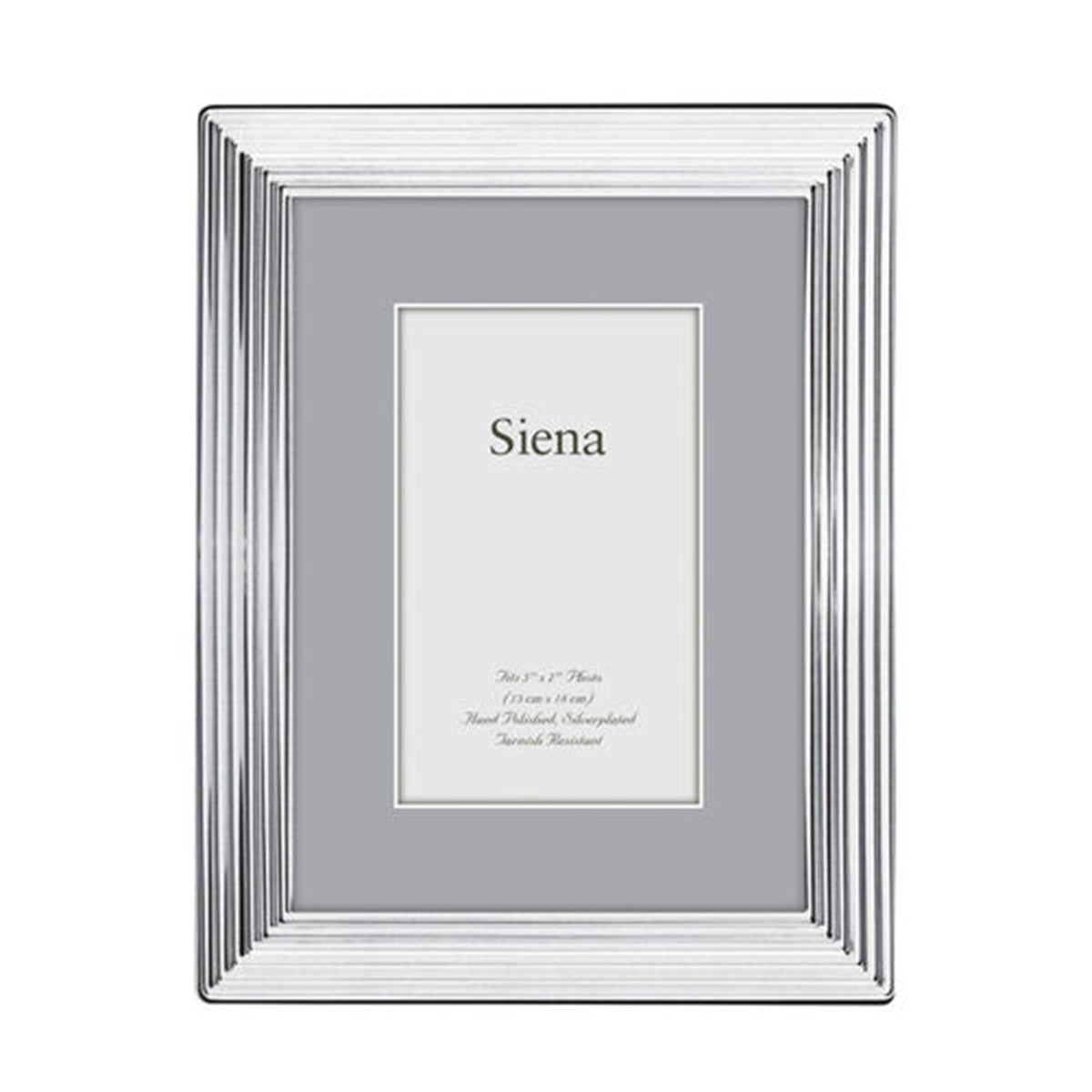 An image of Siena Ridged Silverplate Frame