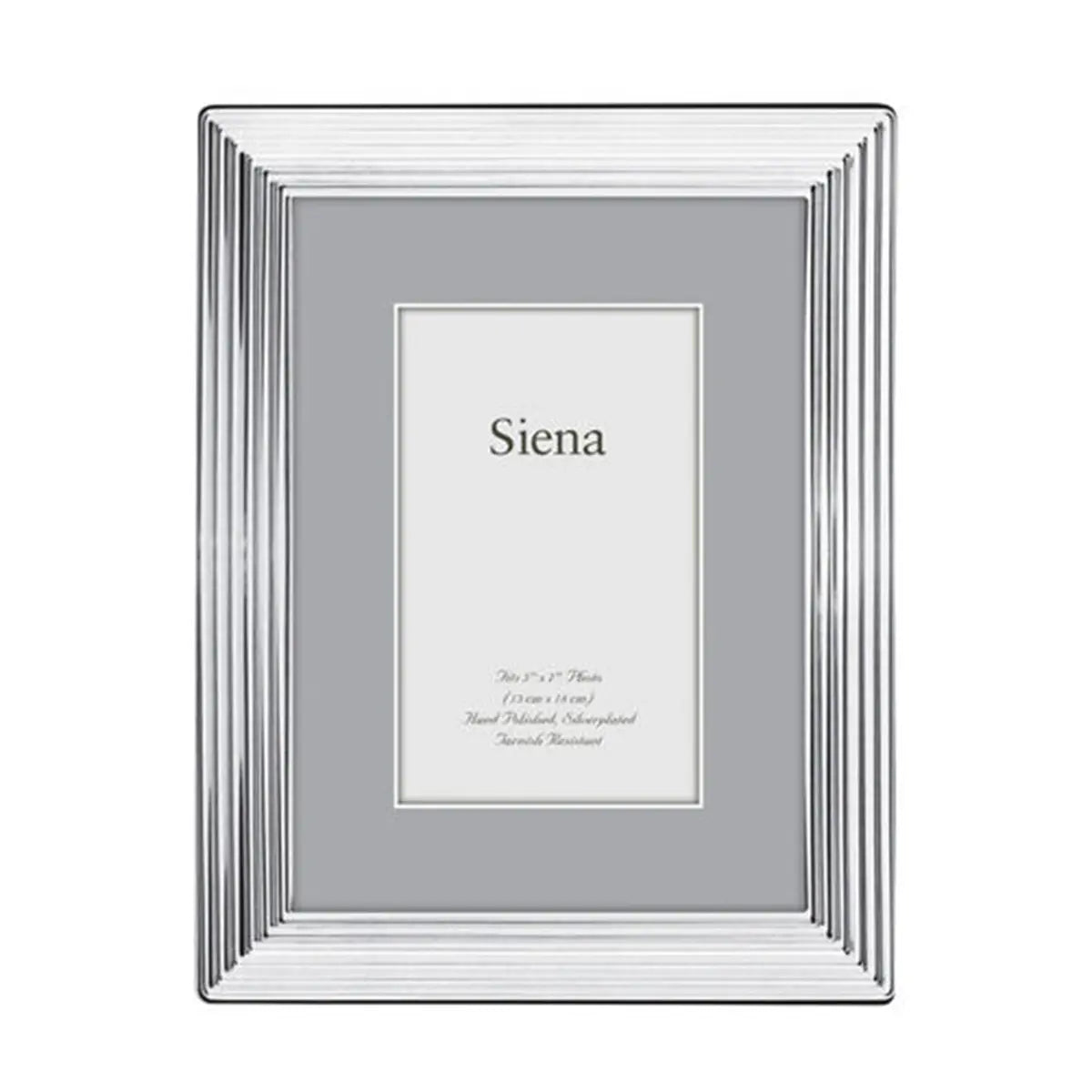 An image of Siena Ridged Silverplate Frame