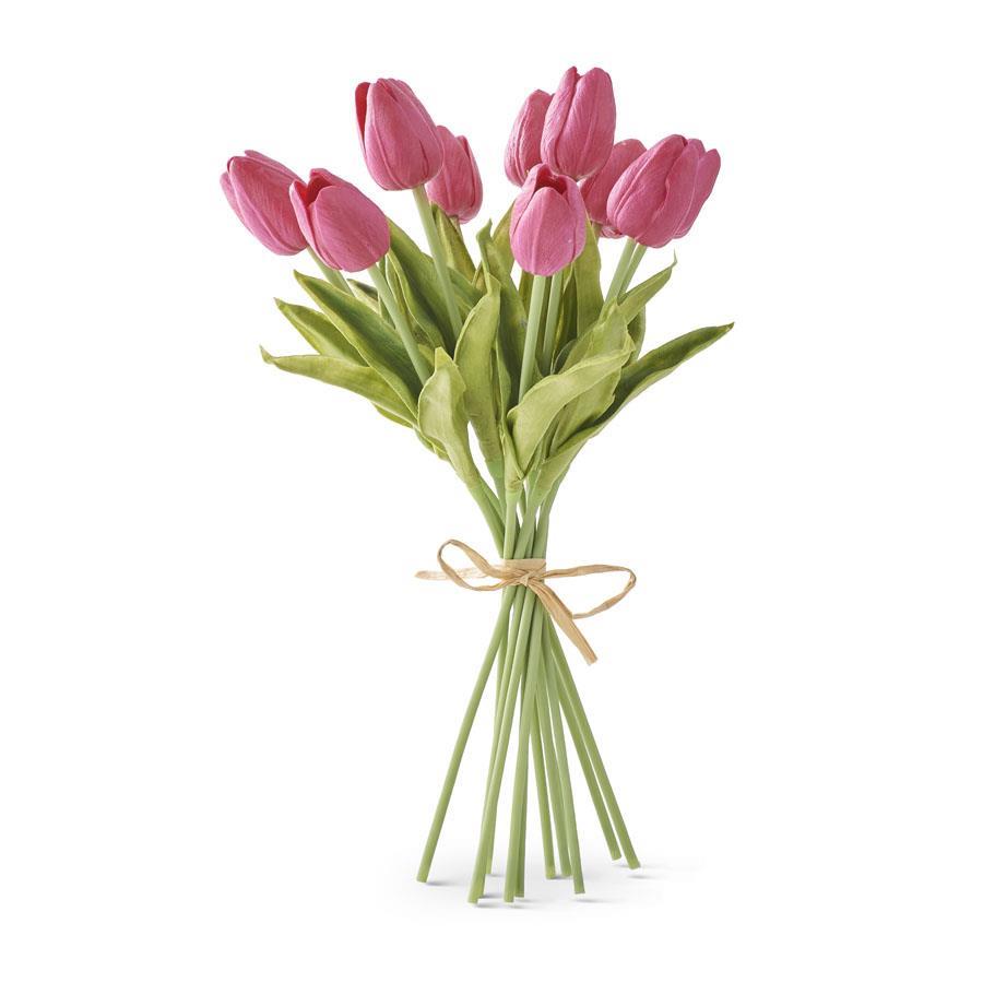 An image of K&K Real Touch Mini Tulip Bundle (12 stems)