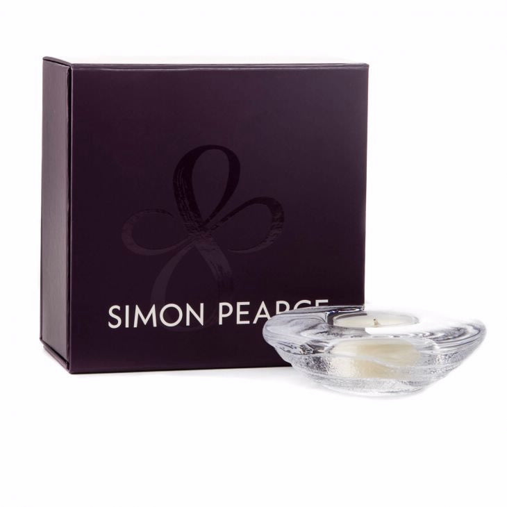 Simon Pearce Thetford Tealight in Gift Box