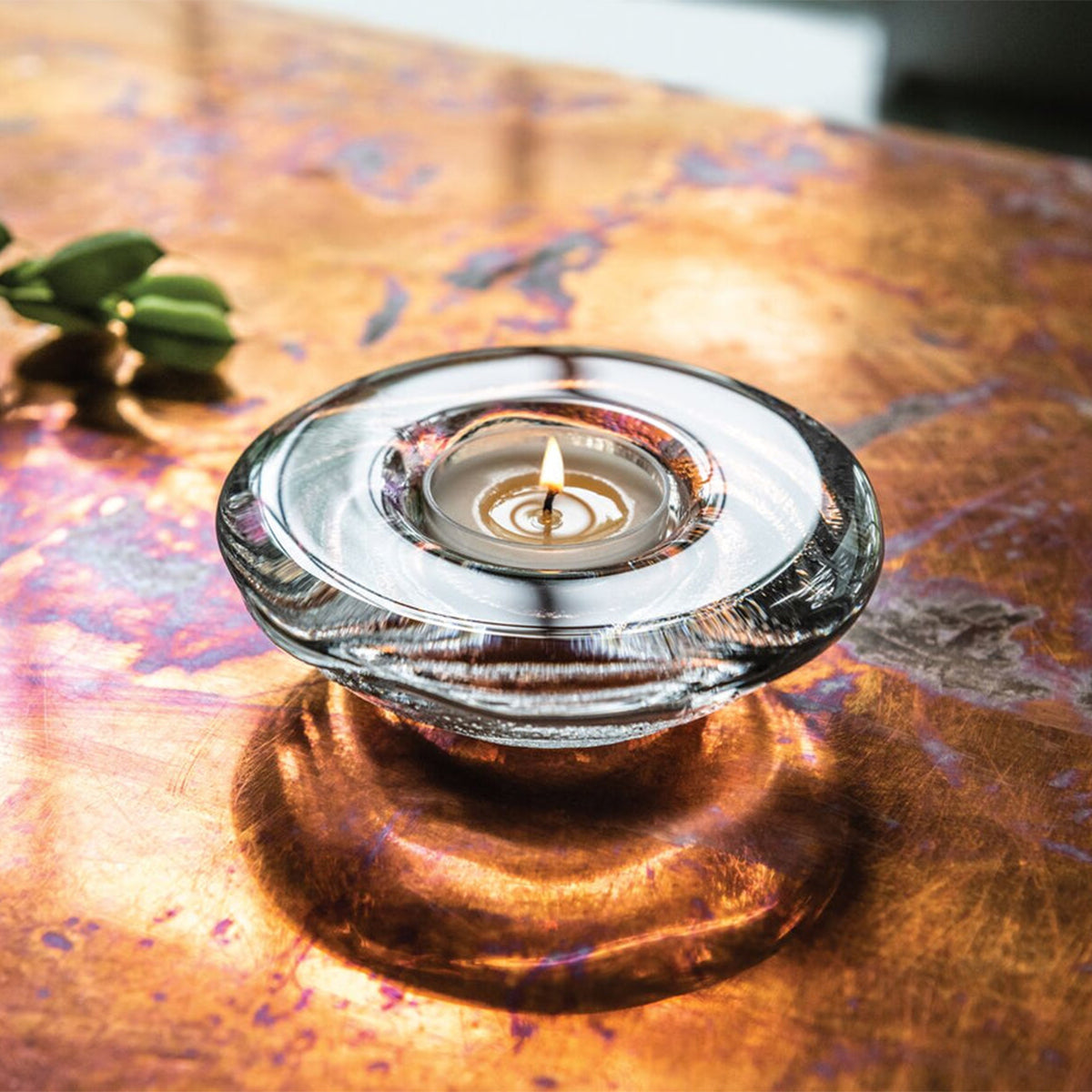 An image of Simon Pearce Thetford Tealight in Gift Box