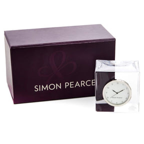 Simon Pearce Woodbury Clock in Gift Box