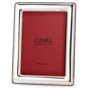 Cunill Pearls Non-Tarnish Sterling Silver Picture Frame - 4x6