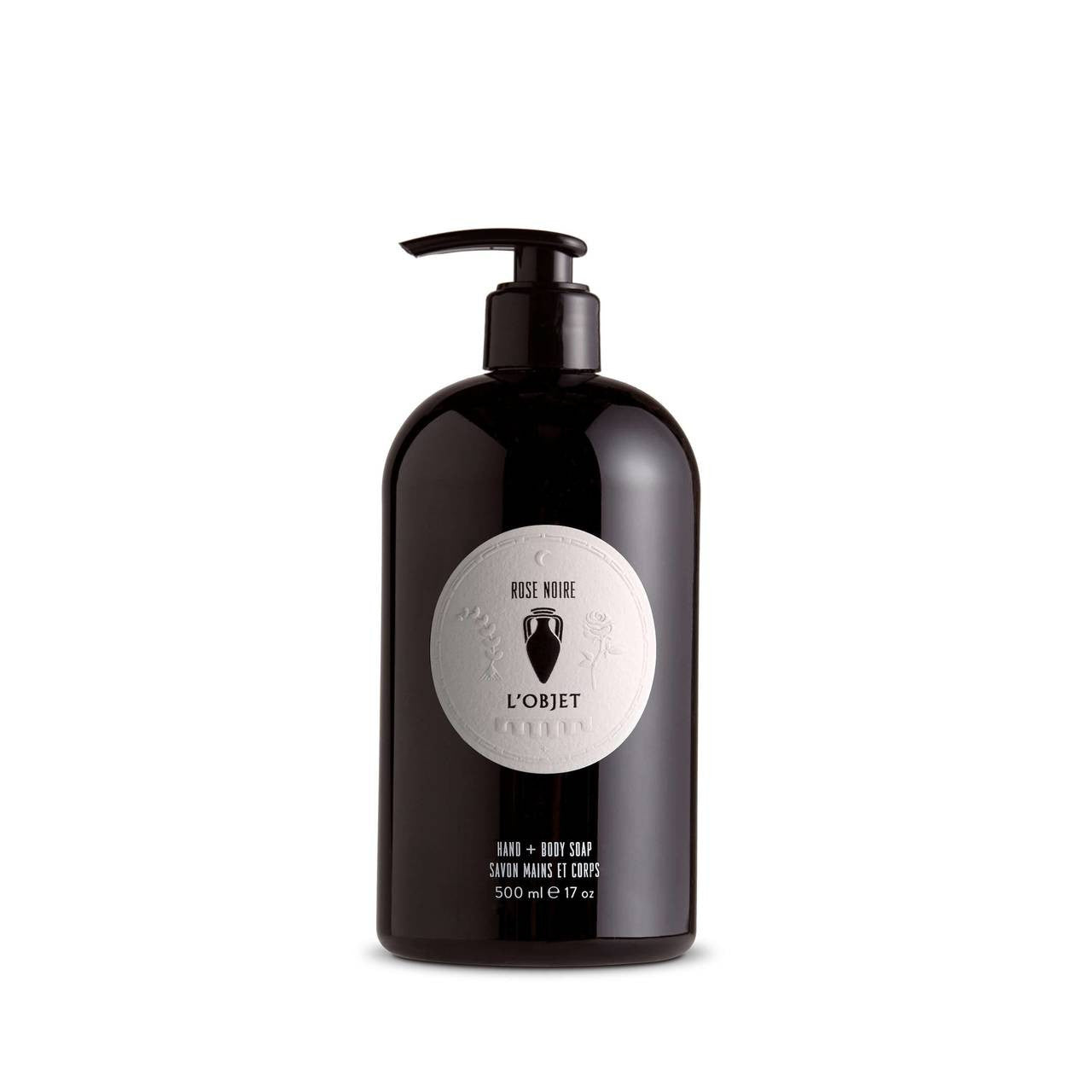 L'Objet Rose Noir Hand & Body Liquid Soap 17 oz