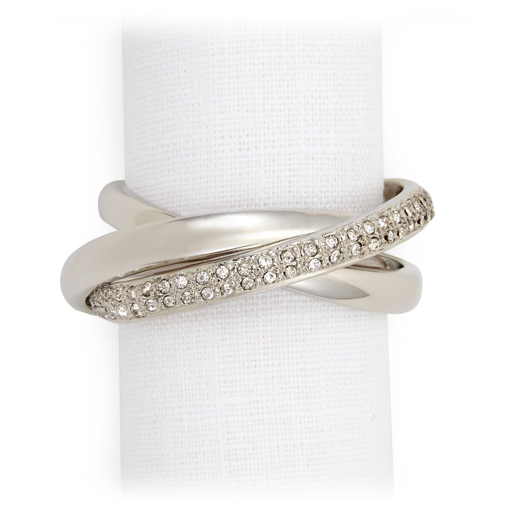 L'Objet Set Of 4 Three-Ring Jewels Napkin Ring
