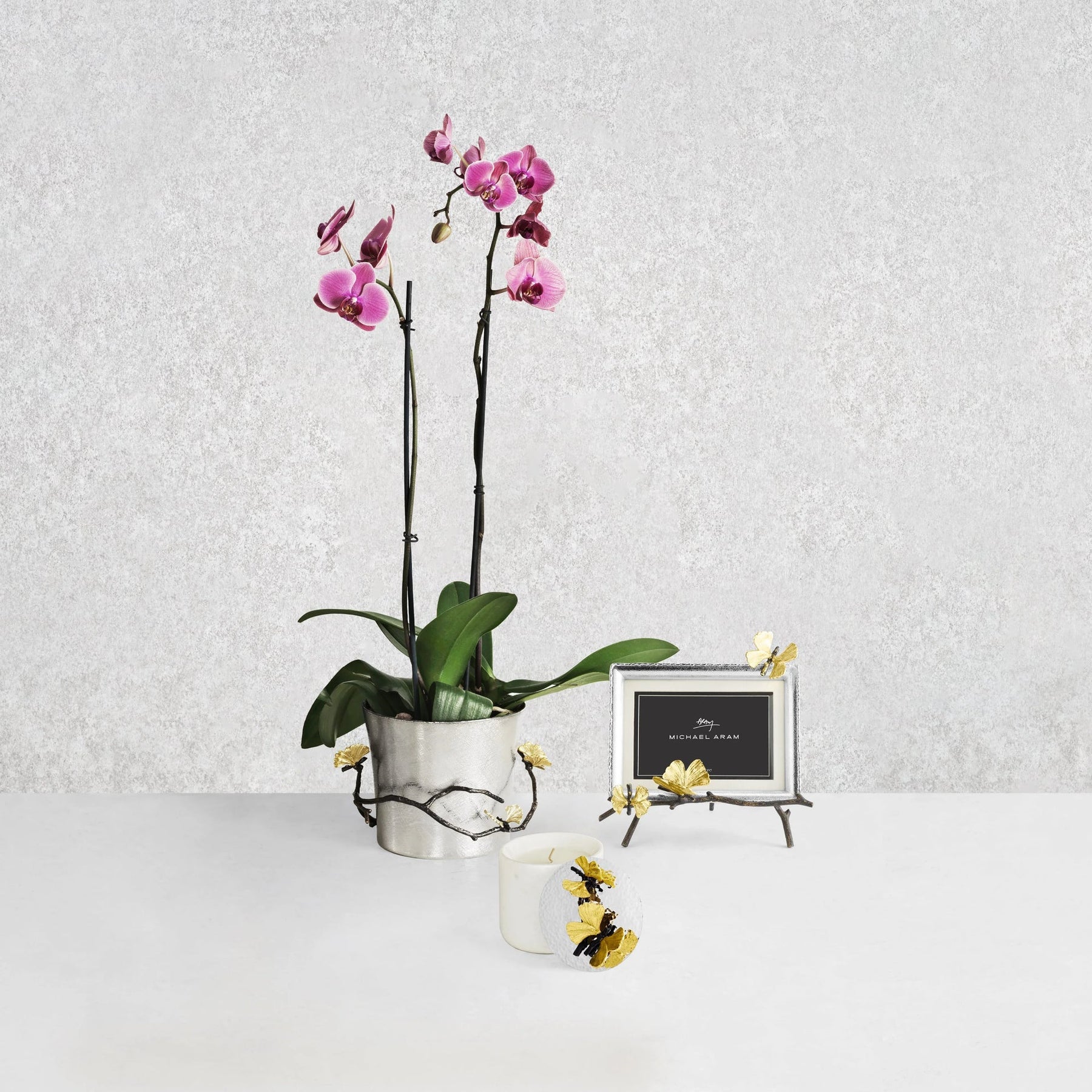 An image of Michael Aram Butterfly Ginkgo Easel Frame