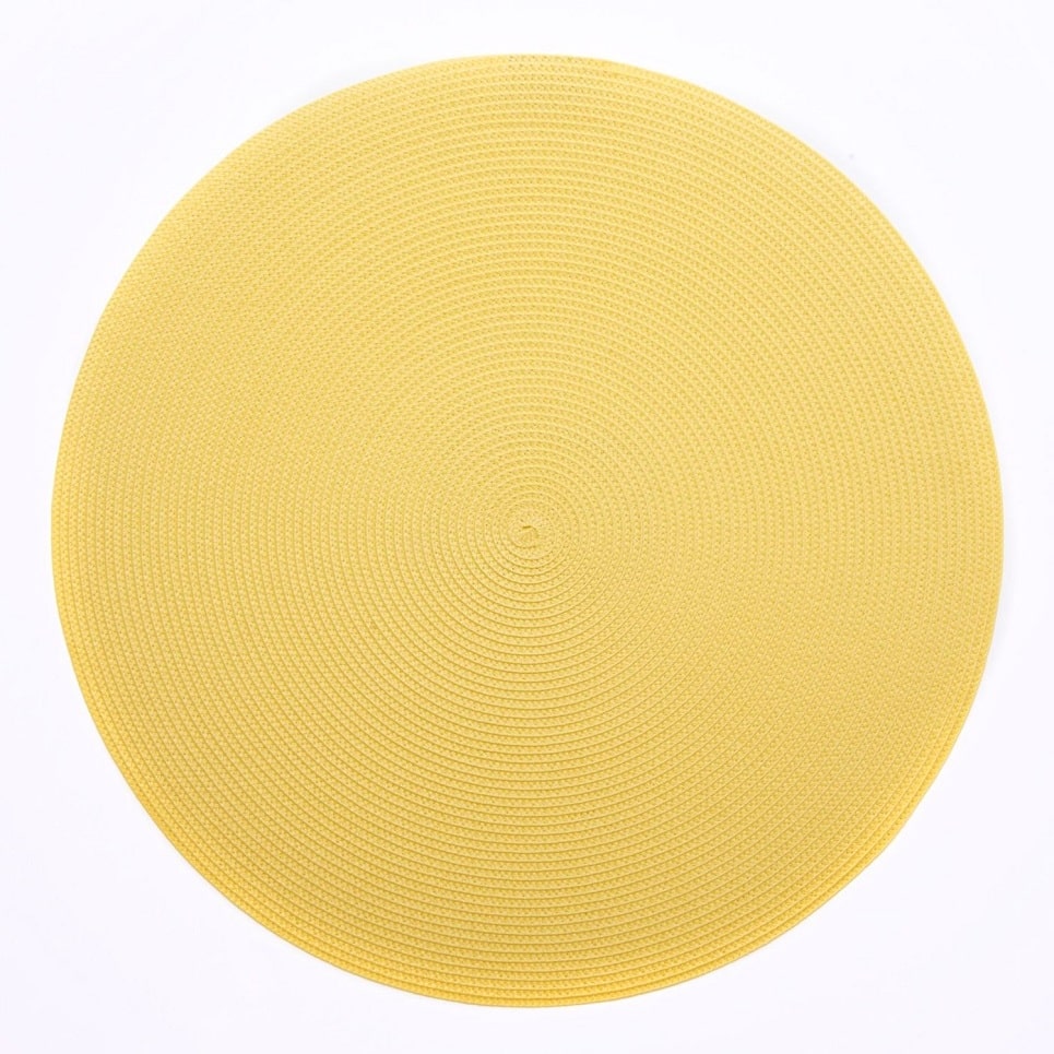 Deborah Rhodes Braided Round Placemats - Set of 4