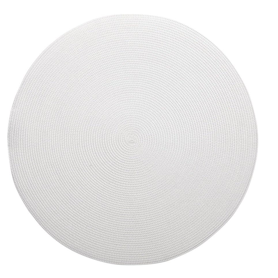 Deborah Rhodes Braided Round Placemats - Set of 4