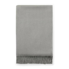 Sferra Dorsey Cashmere Throw - Silver