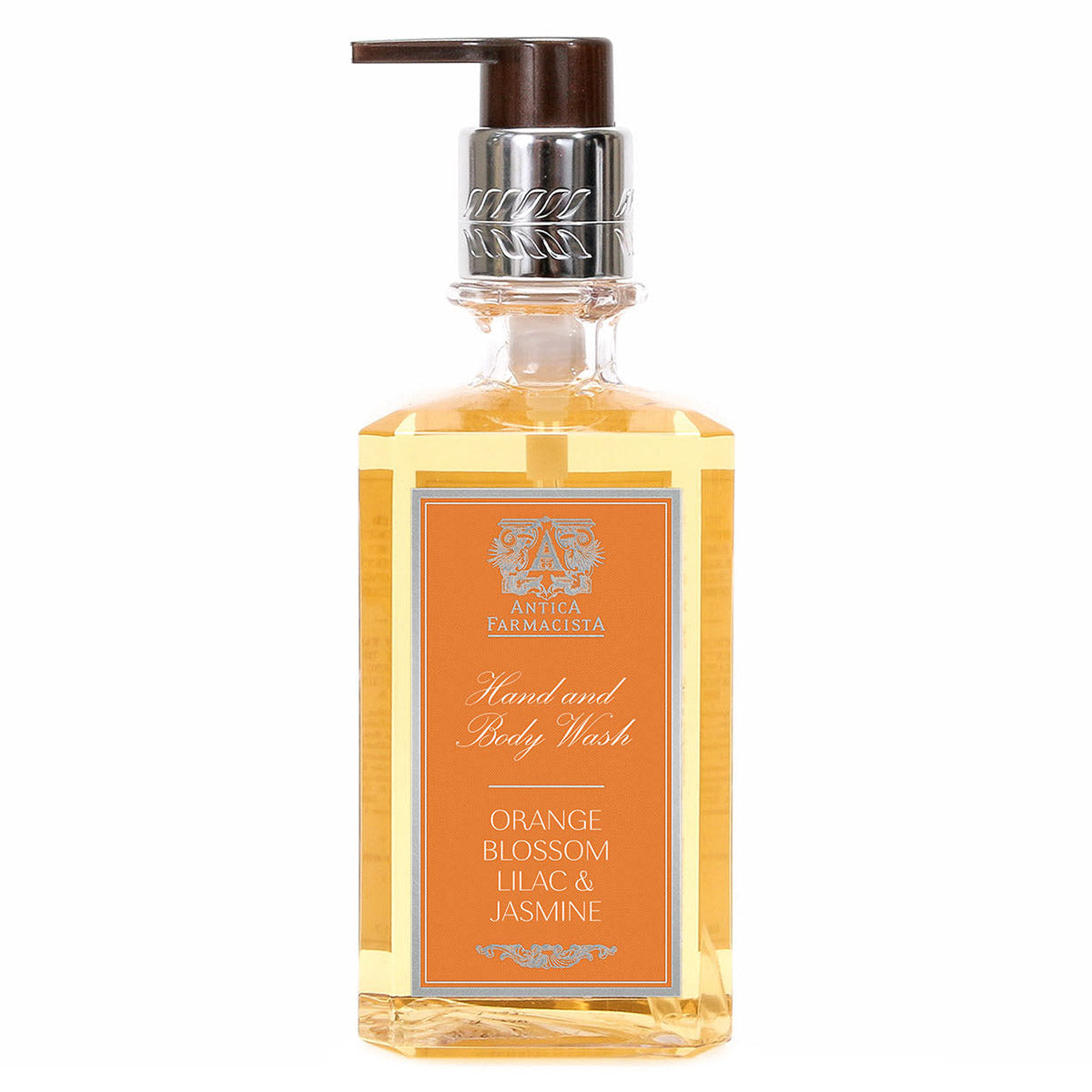 An image of Antica Farmacista Orange Blossom, Lilac & Jasmine Hand and Body Wash 10 fl oz