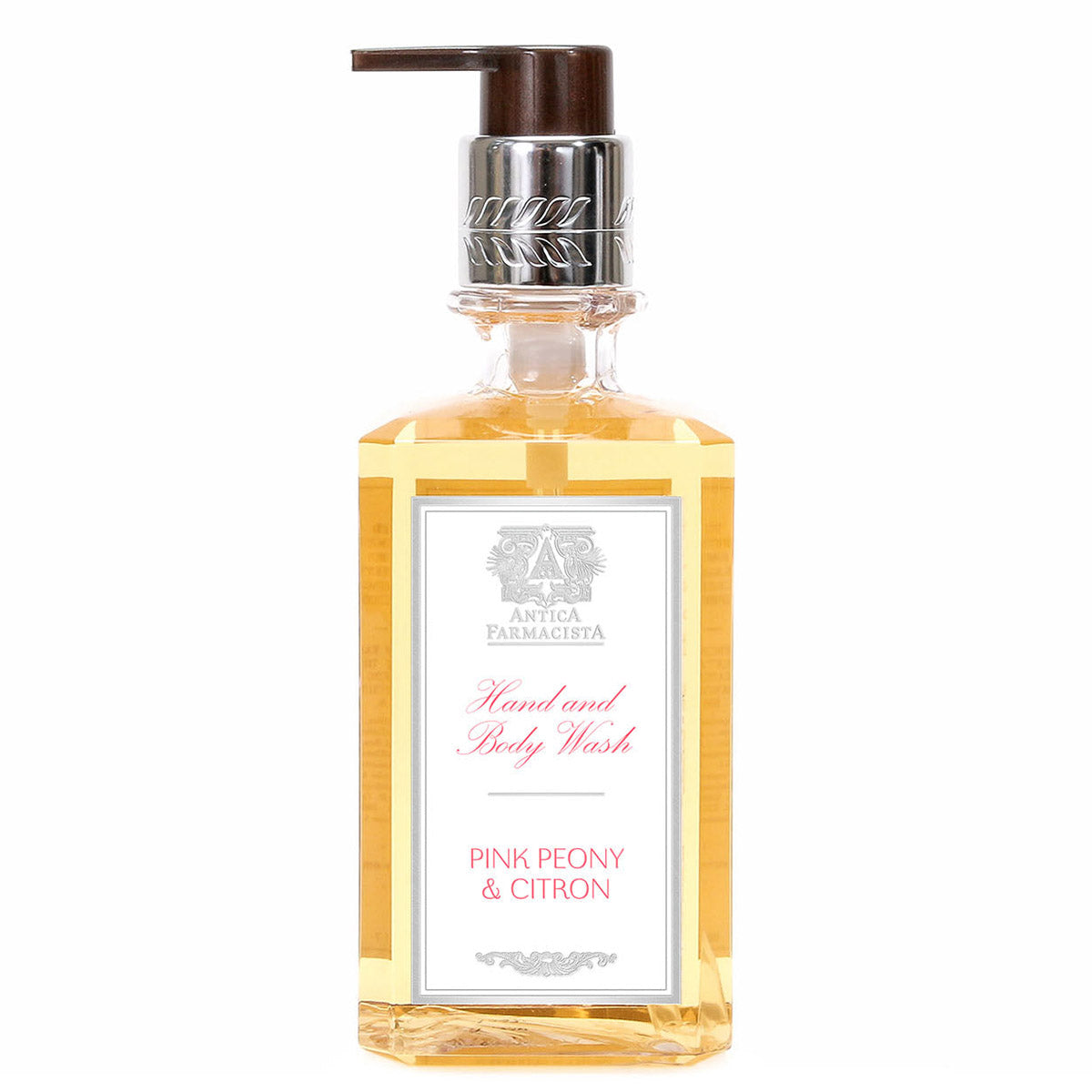An image of Antica Farmacista Pink Peony & Citron Hand and Body Wash 10 fl oz