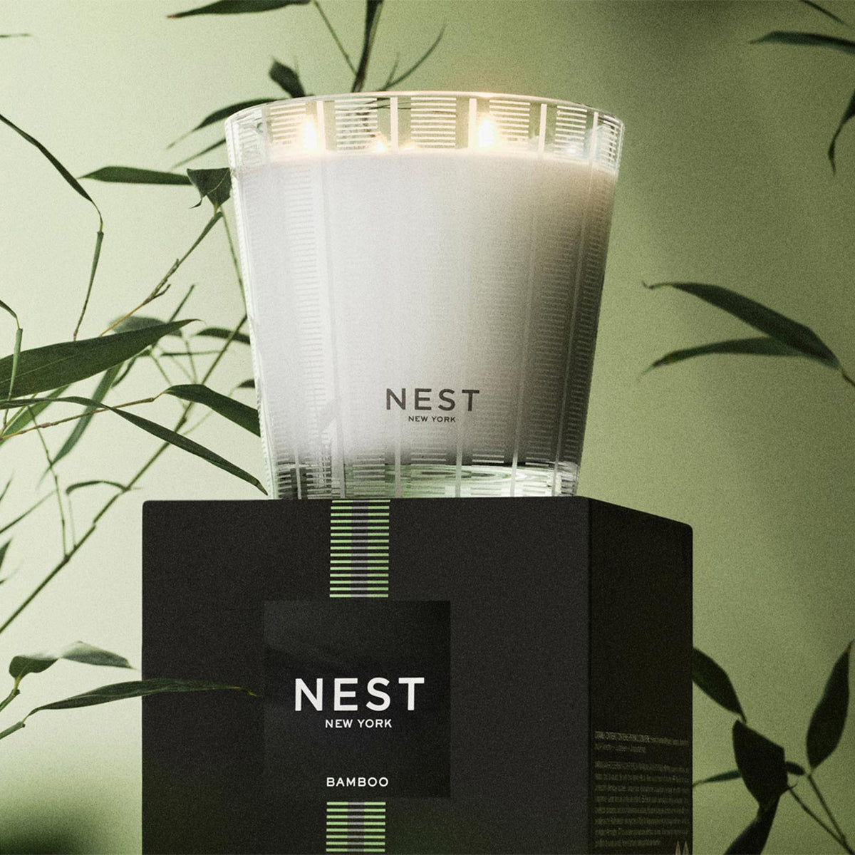 An image of Nest Fragrances Bamboo 3-Wick Candle 21.2 oz