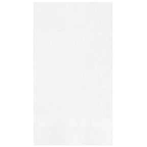 Caspari White Pearl Guest Towels