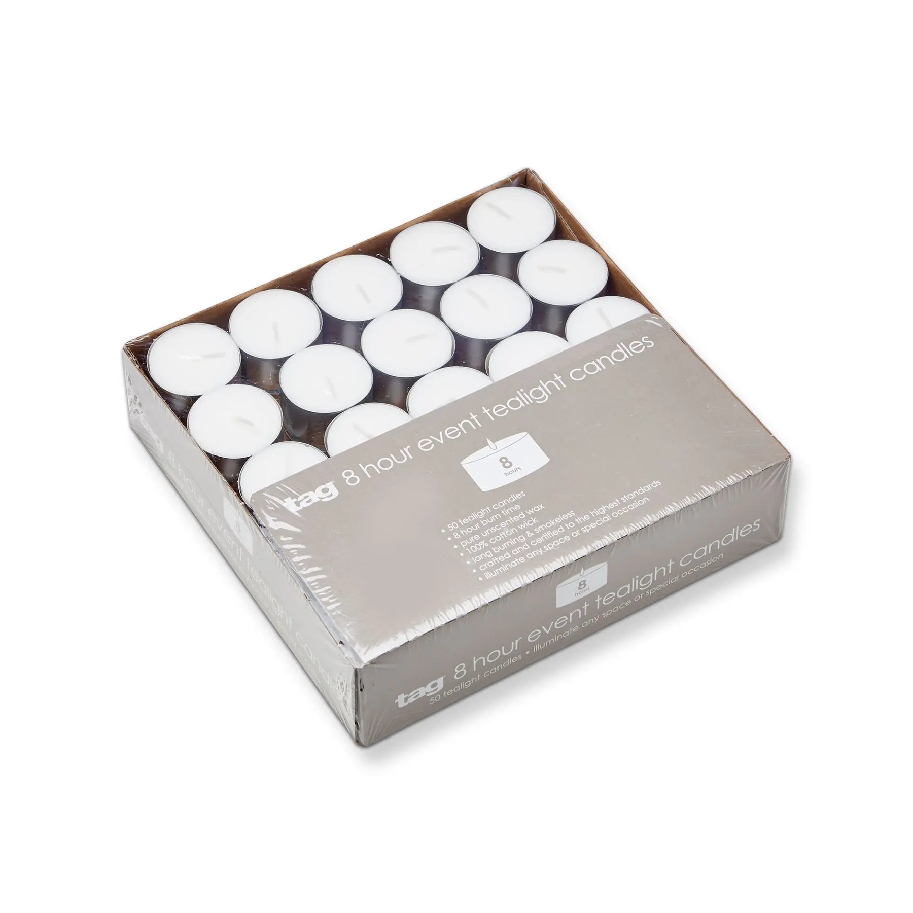 An image of Tag Event Tea Lights Box Of 50