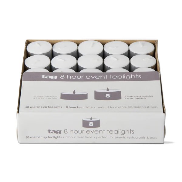 Tag Event Tea Lights Box Of 50