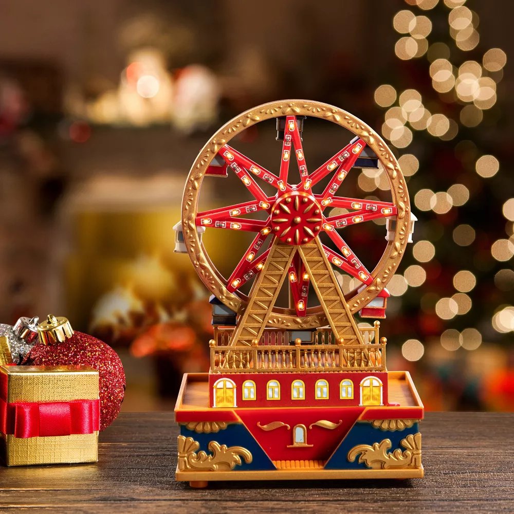 An image of Mr. Christmas Animated & Musical Ferris Wheel