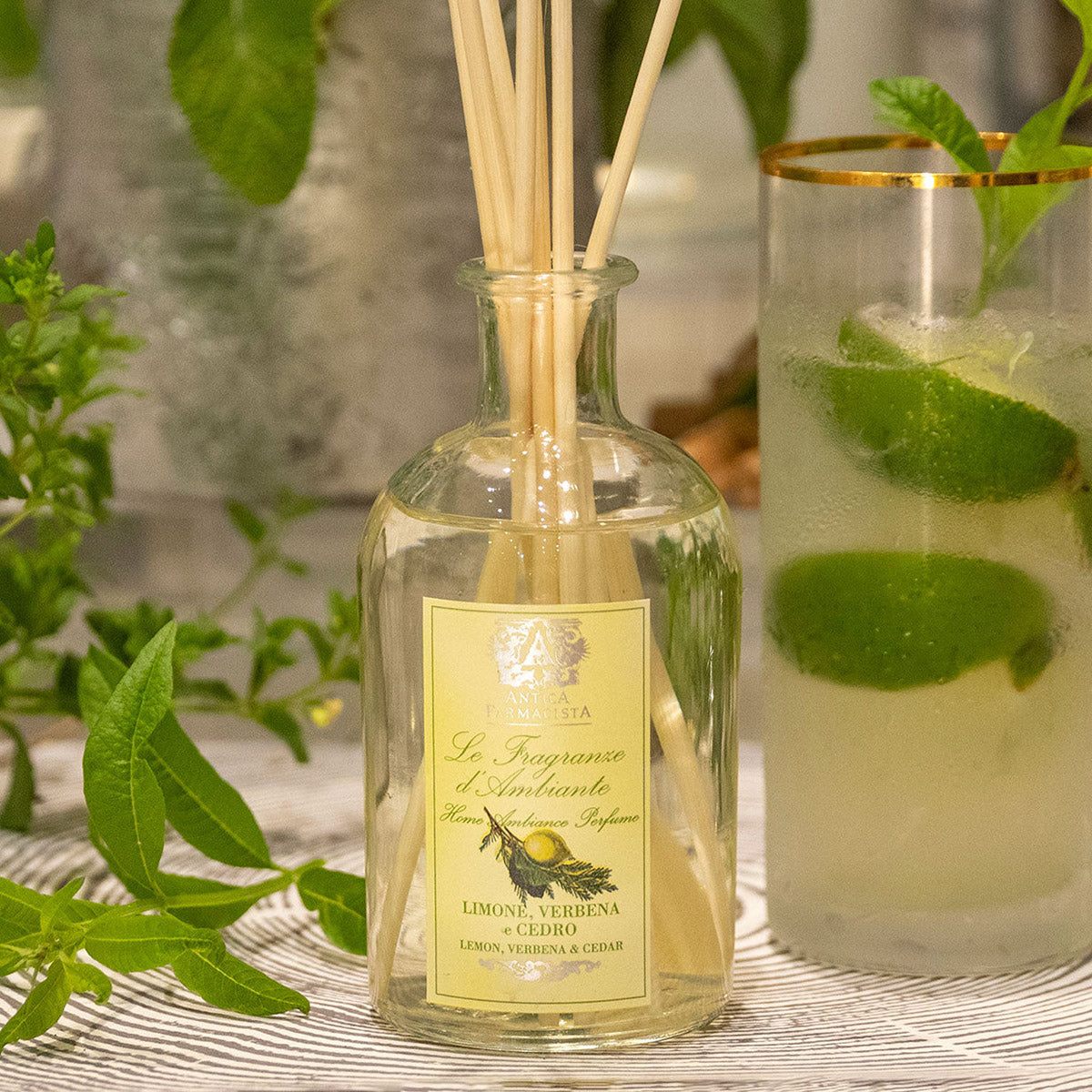 An image of Antica Farmacista Lemon Verbena and Cedar Reed Diffuser 8.5 fl oz