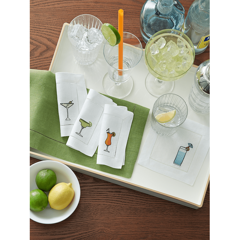 An image of Sferra Bevande Cocktail Napkins - Set of 4