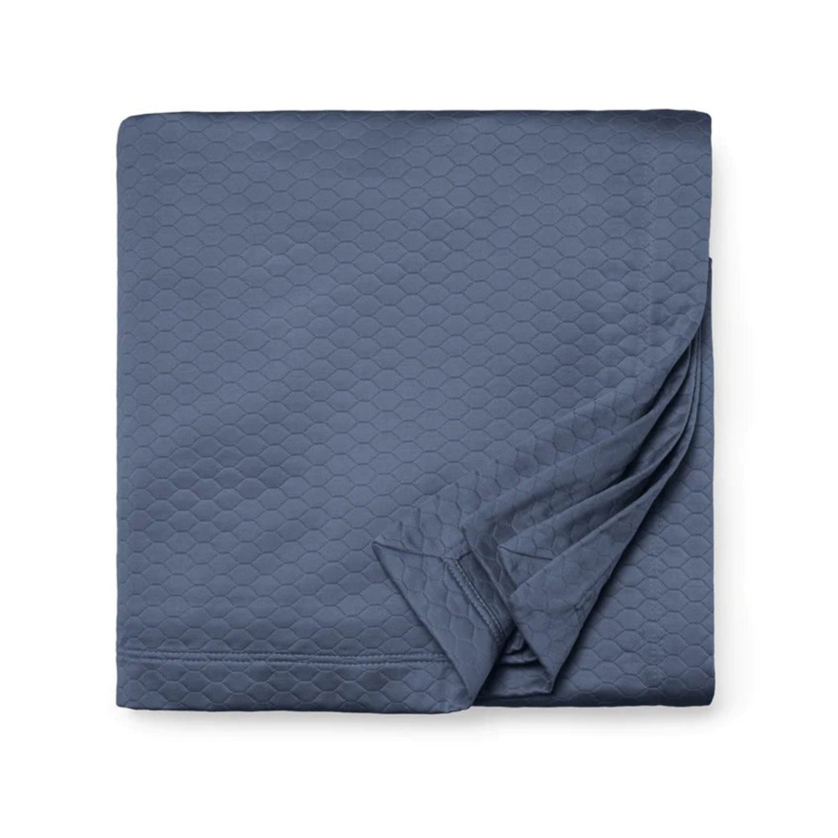 An image of Sferra Favo Coverlet