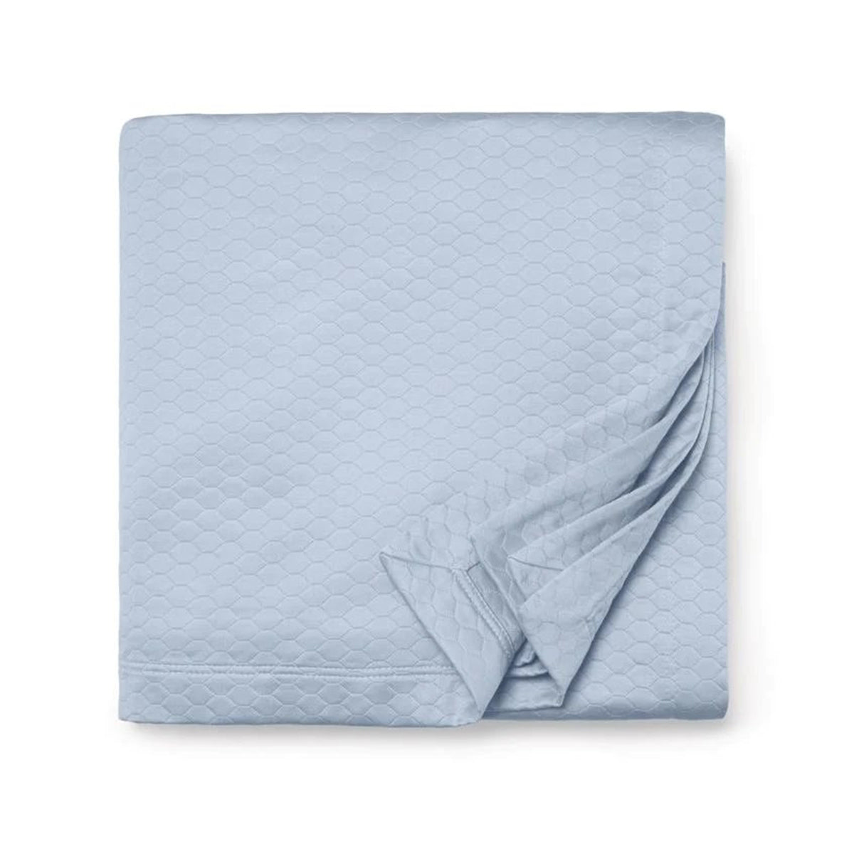 Sferra Favo Powder Coverlet - Pull/Queen