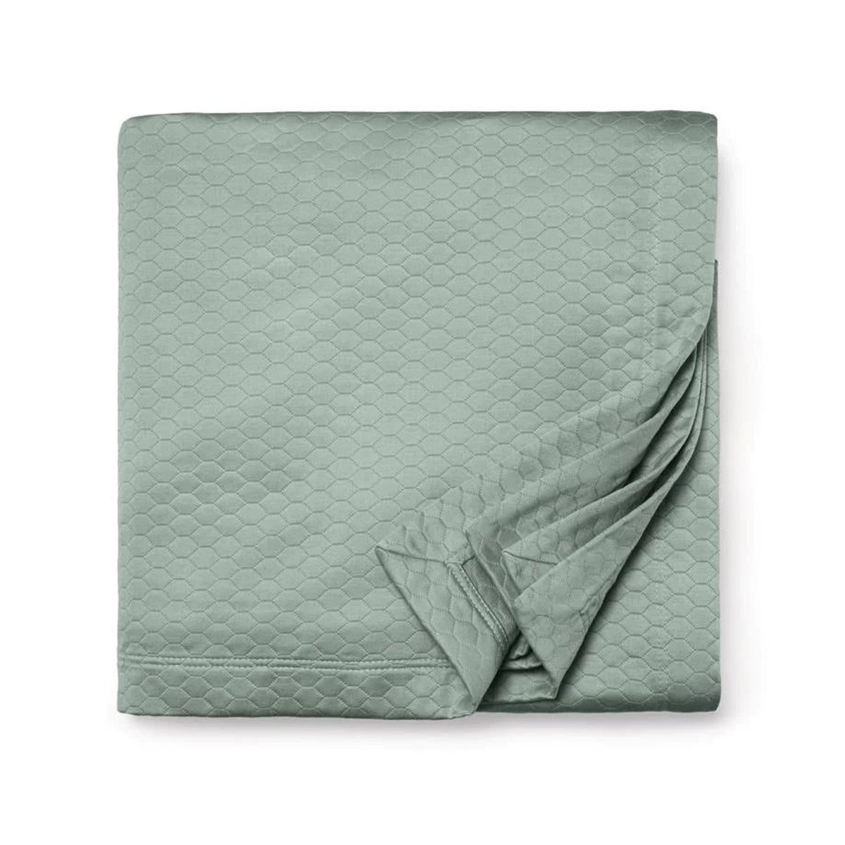 An image of Sferra Favo Coverlet