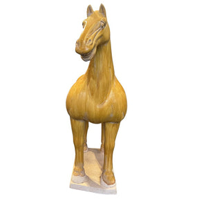 Currey & Company Tang Dynasty Medium Persimmon Horse