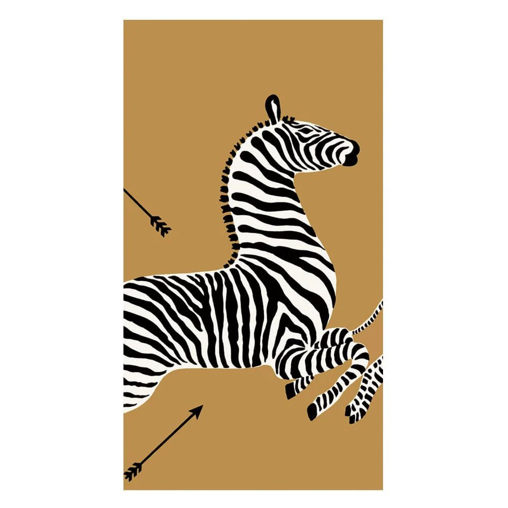 Caspari Zebras Guest Towels