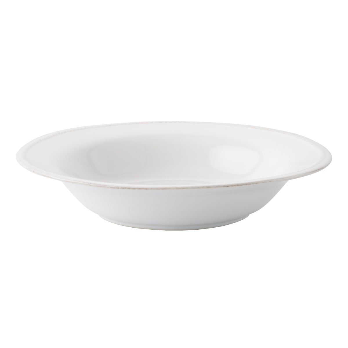 An image of Juliska Berry & Thread Whitewash Rimmed Soup Bowl