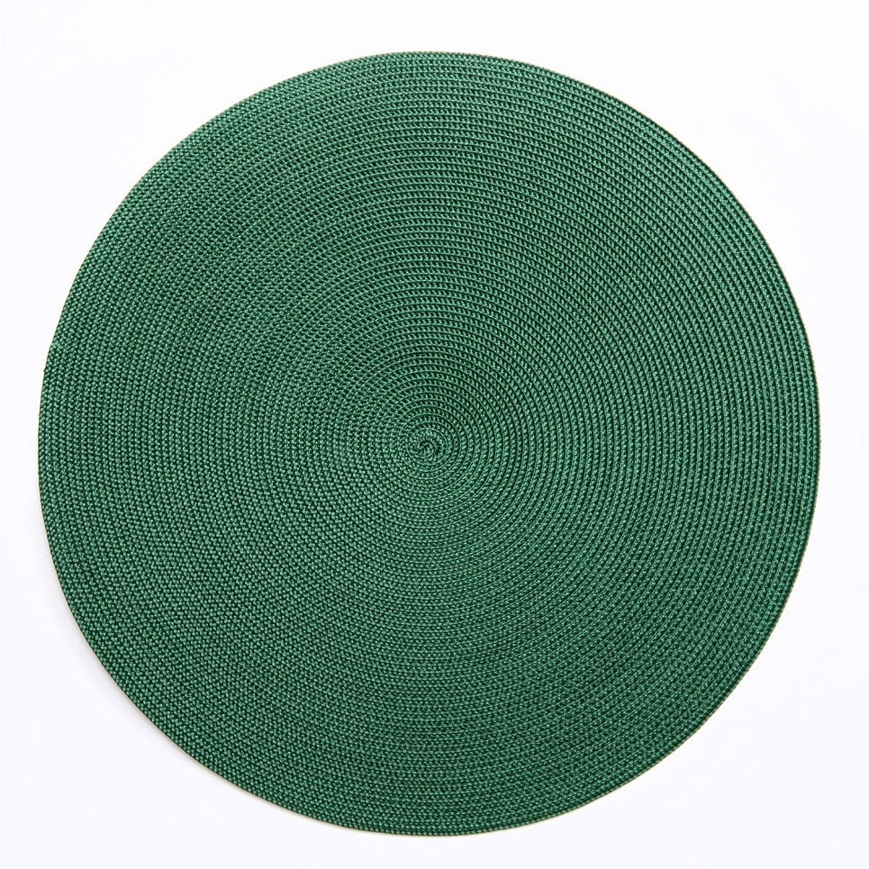 Deborah Rhodes Braided Round Placemats - Set of 4