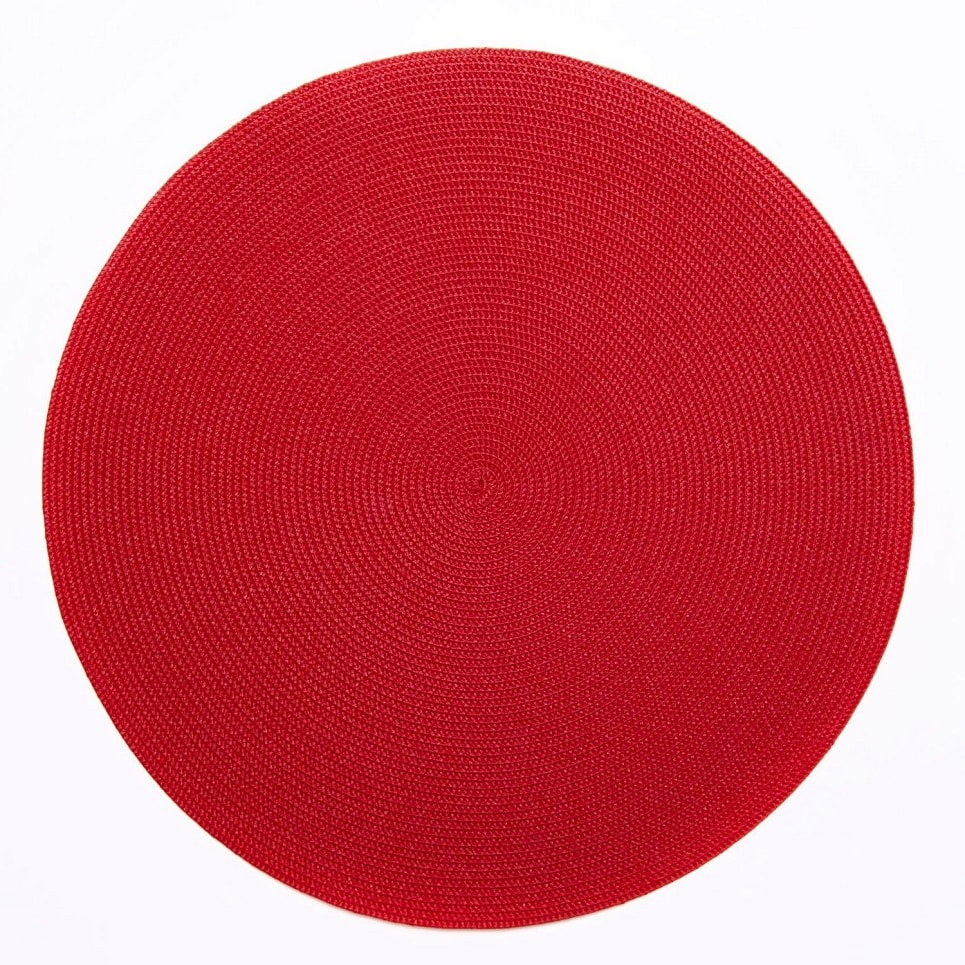 Deborah Rhodes Braided Round Placemats - Set of 4