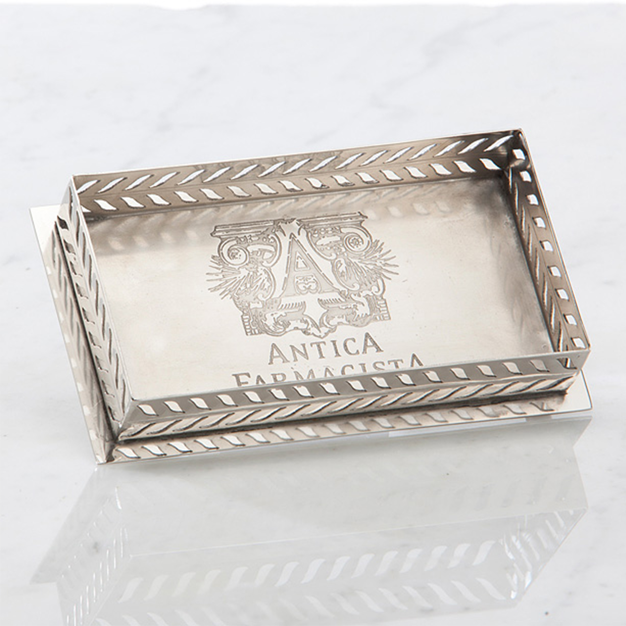 An image of Antica Farmacista Nickel Plated Bath & Body Tray