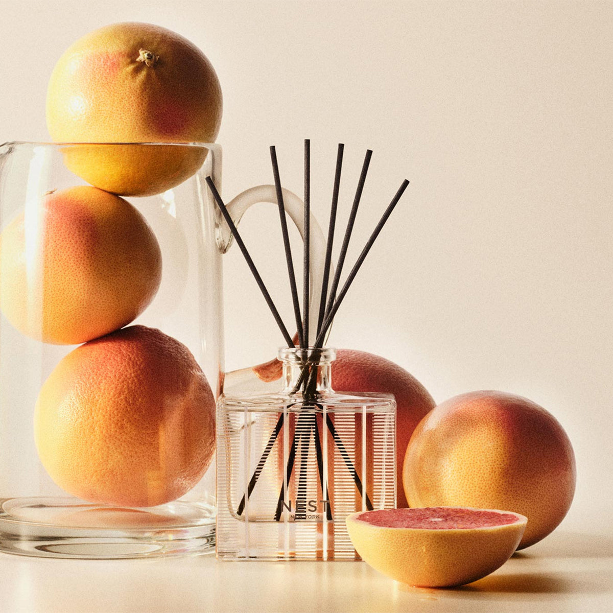 An image of Nest Fragrances Grapefruit Reed Diffuser 5.9 fl oz