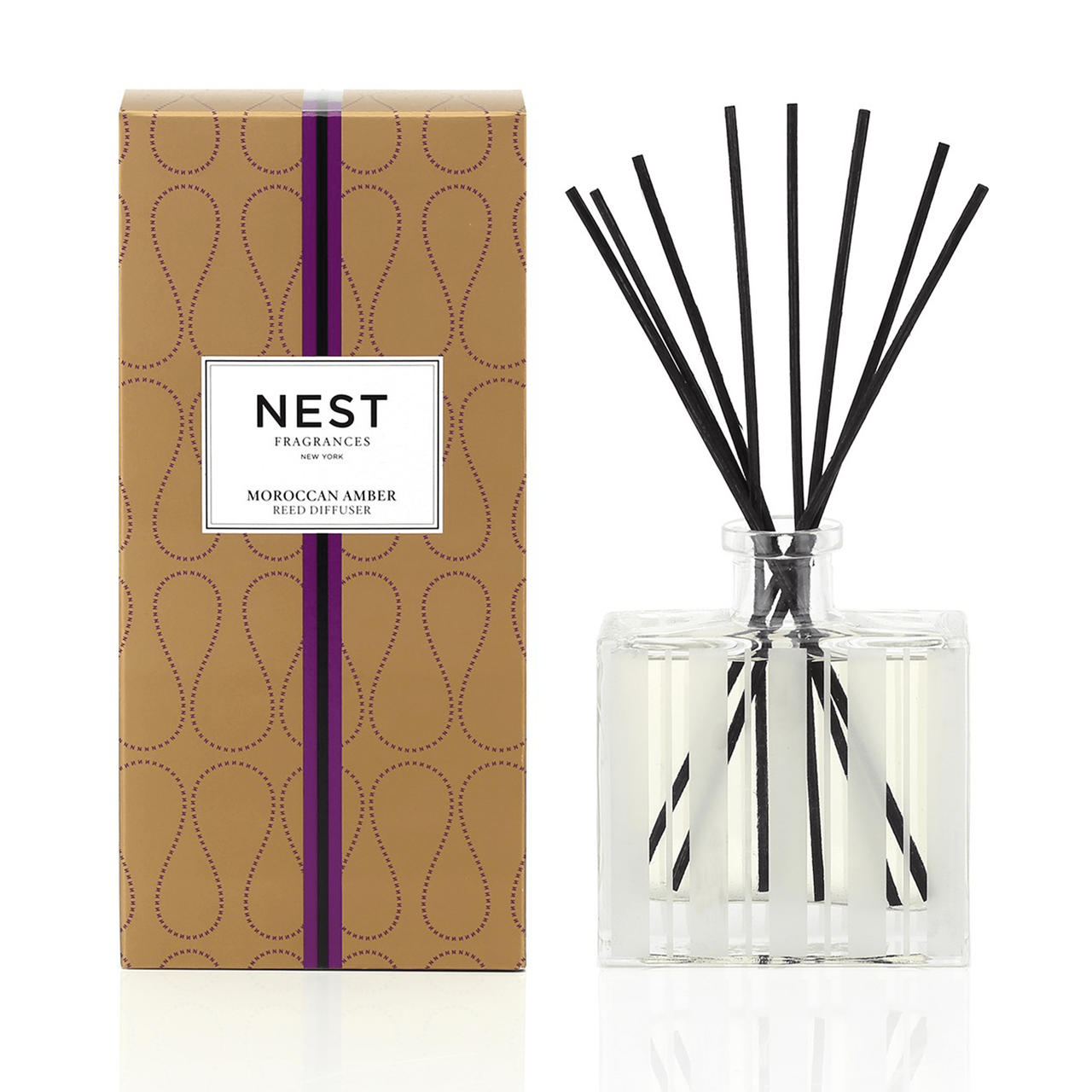An image of Nest Fragrances Moroccan Amber Reed Diffuser 5.9 fl oz