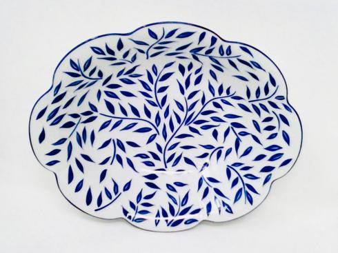 An image of Royal Limoges Olivier Blue Open Vegetable