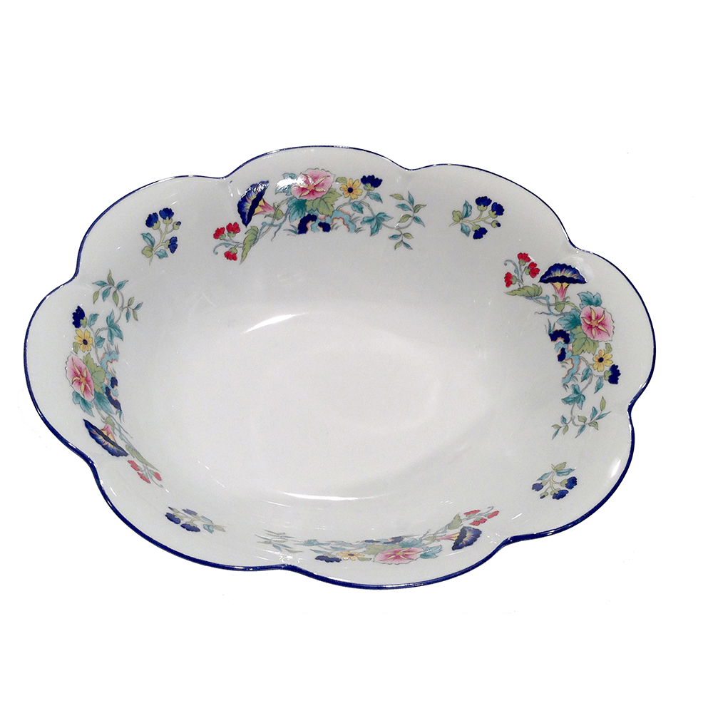 An image of Royal Limoges Paradis Bleu Open Vegetable