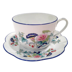 Royal Limoges Paradis Bleu Tea Cup and saucer