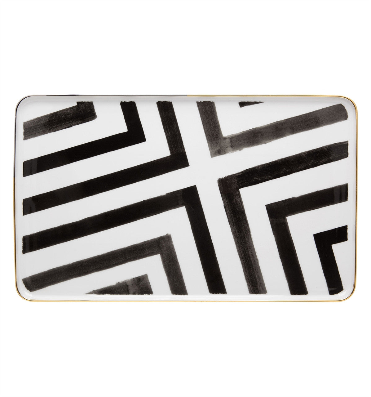 An image of Vista Alegre Christian La Croix Sol & Sombra Rectangular Platter