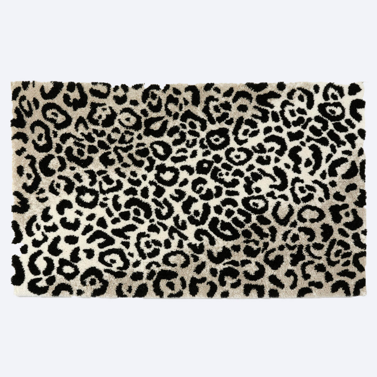 Abyss & Habidecor Leopard Bath Rug - 23" x 39" - Black