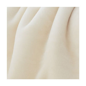 Scandia White & Cream Reversible Cotton Blanket