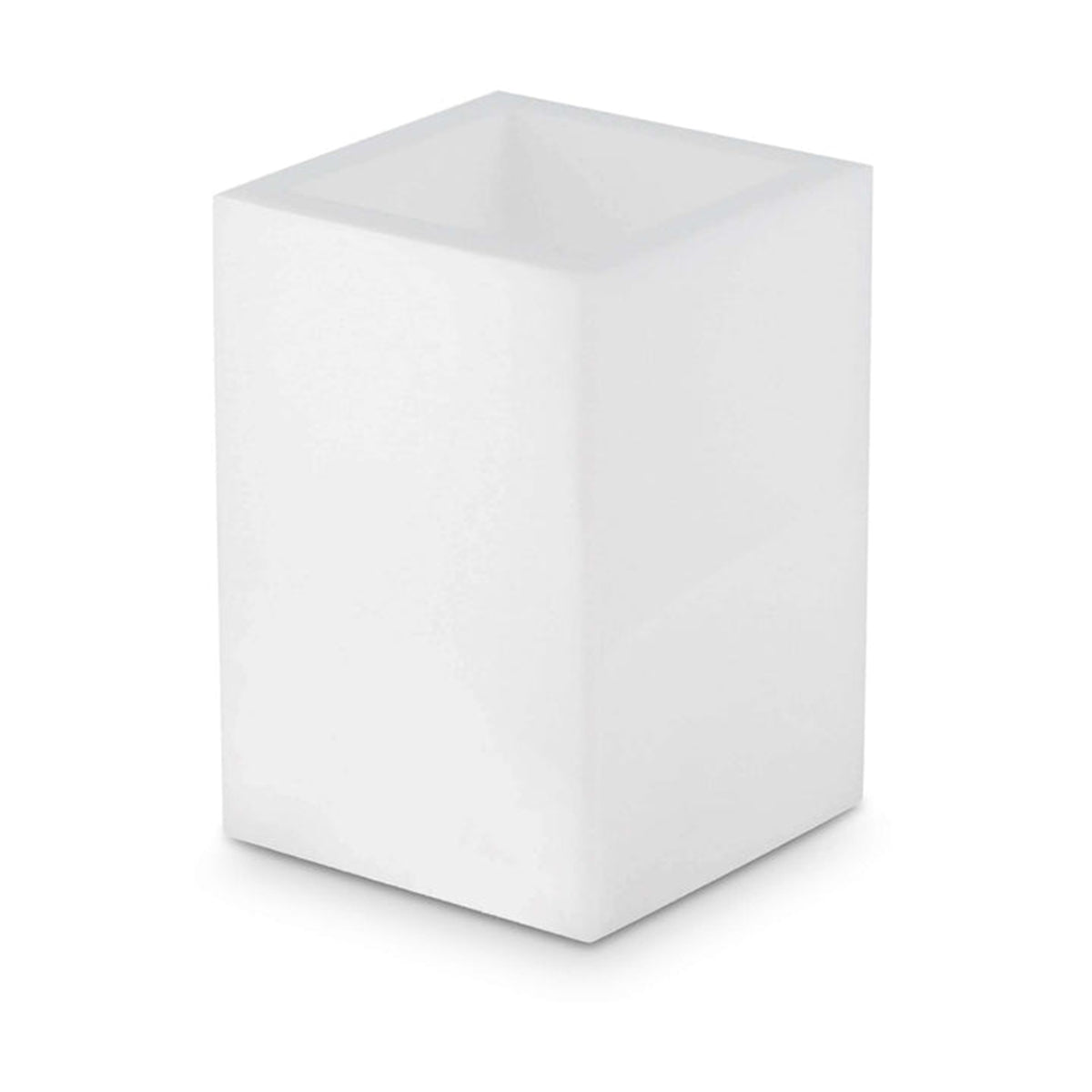 Mike and Ally White Ice Brush Holder