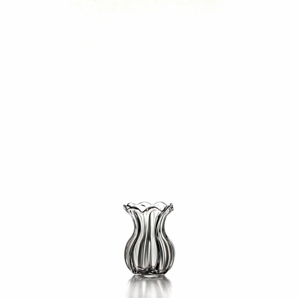 An image of Simon Pearce Chelsea Optic Posy Vase