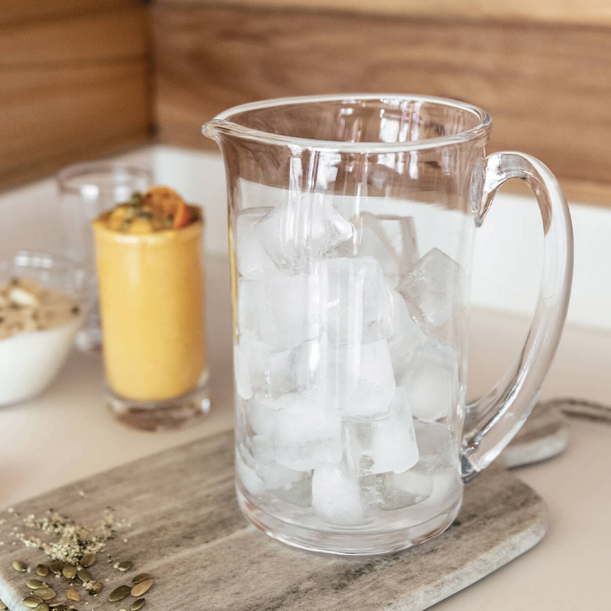 An image of Simon Pearce Ascutney Medium Pitcher