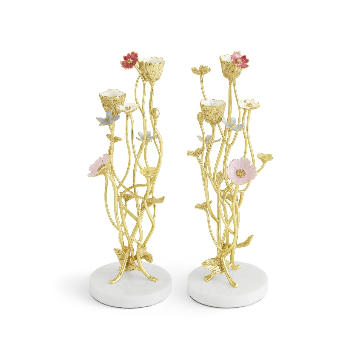 An image of Michael Aram Wildflowers Candle Holders - Set of 2