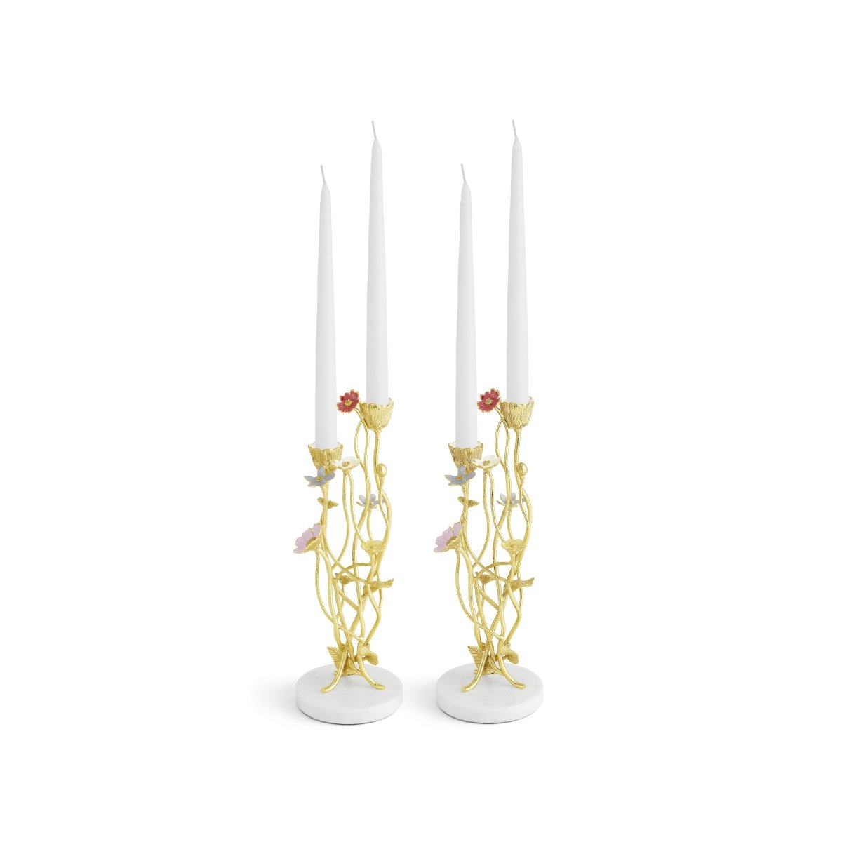 An image of Michael Aram Wildflowers Candle Holders - Set of 2