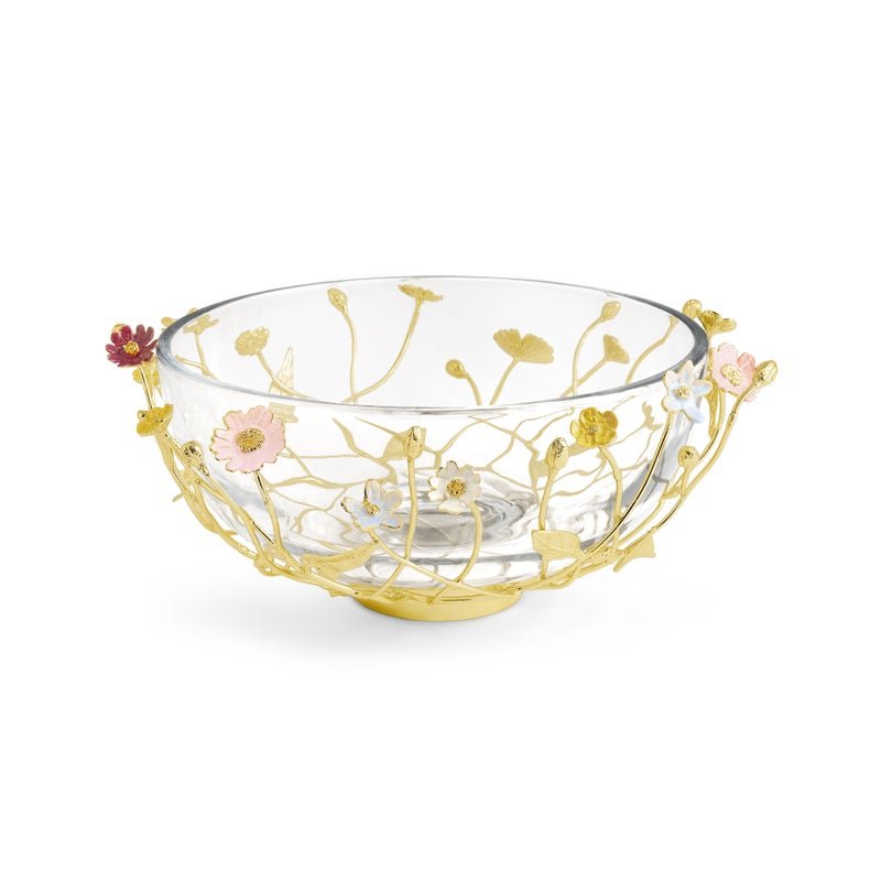 Michael Aram Wildflowers - Glass Bowl - 18 oz