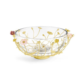 Michael Aram Wildflowers - Glass Bowl - 18 oz