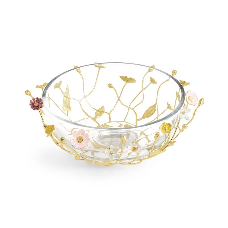 Michael Aram Wildflowers - Glass Bowl - 18 oz